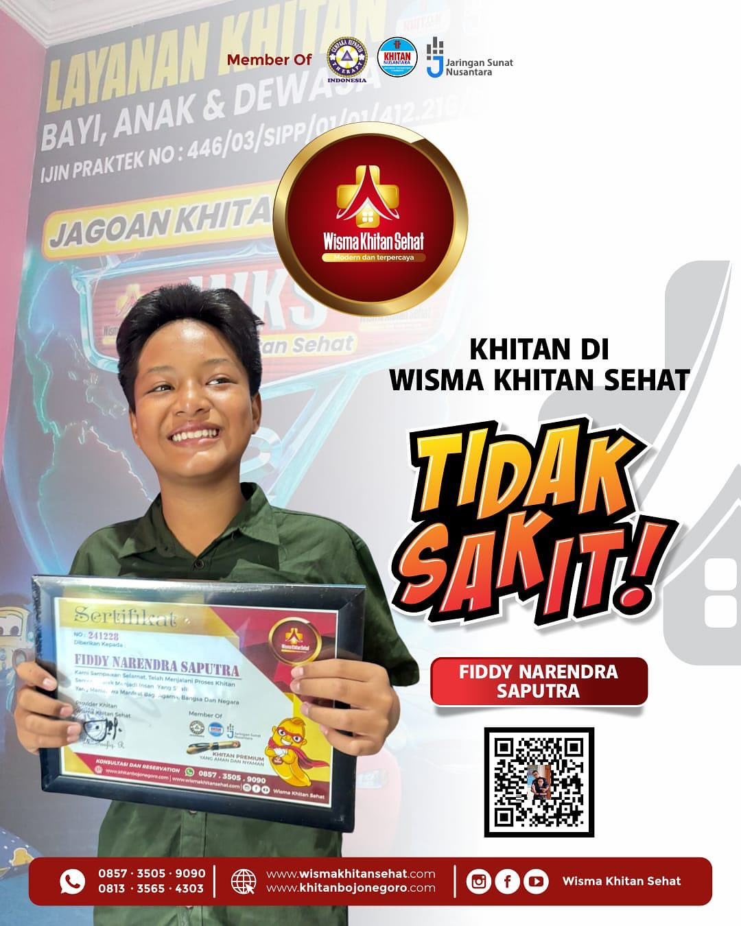 Dari Takut ke Tersenyum: Kisah Sunat Anti Trauma di Klinik Wisma Sehat Bojonegoro dengan Teknologi Triple Sealer KN