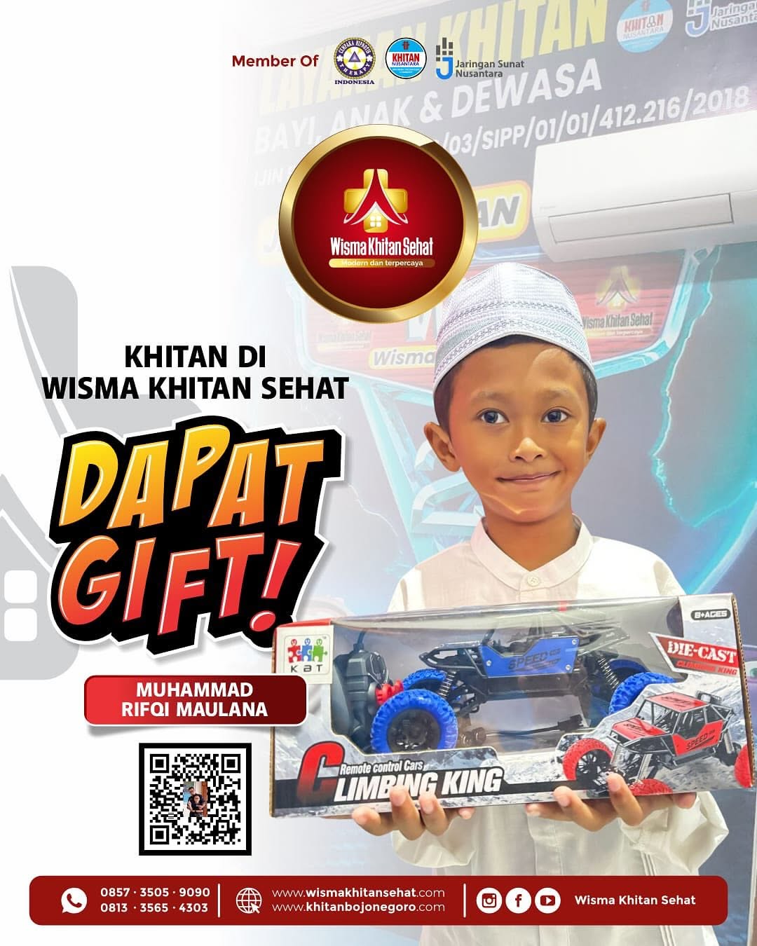 Ayo Khitan Sekarang! Gratis Bingkisan Spesial untuk Pasien di Wisma Khitan Sehat Bojonegoro