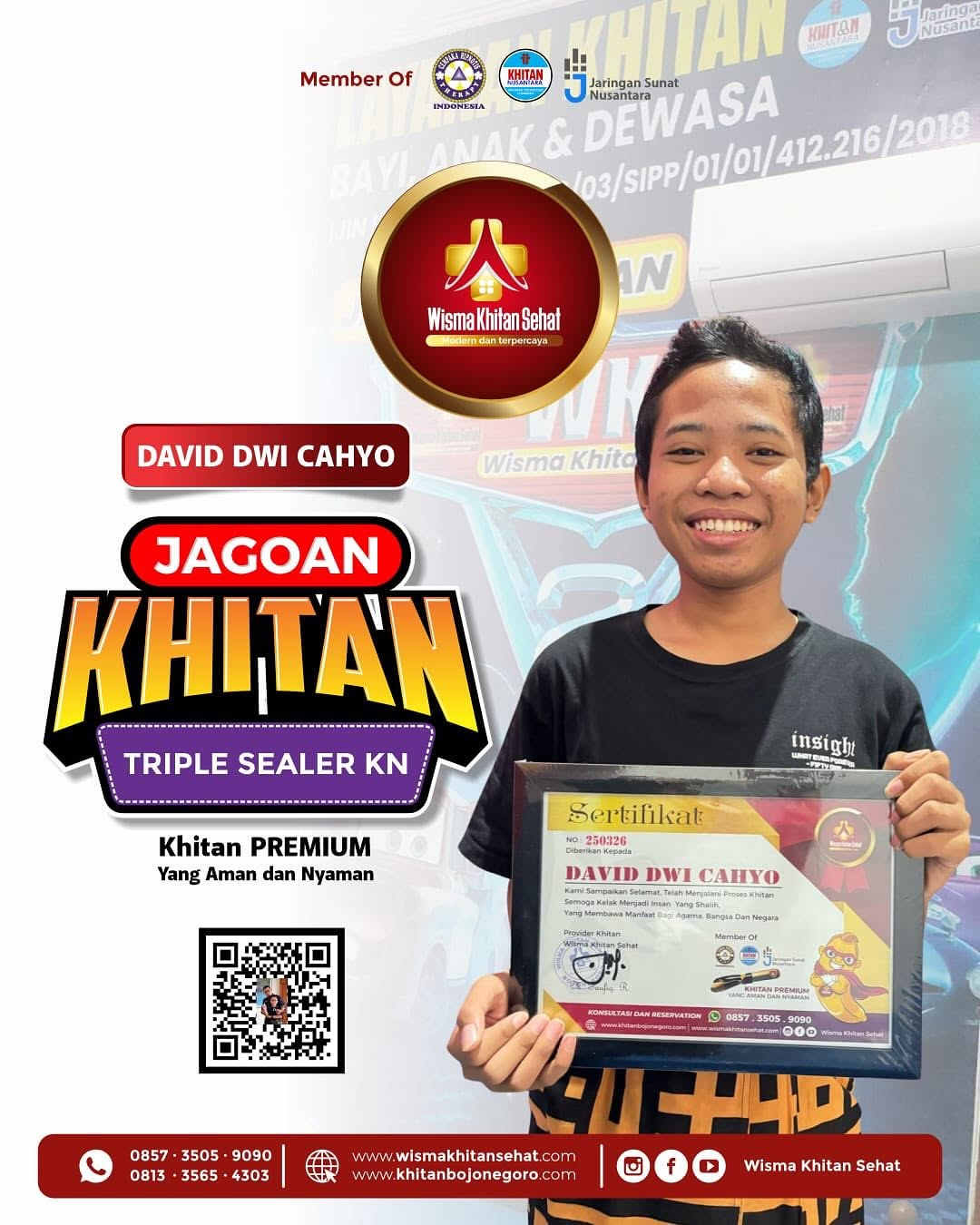 Khitan Premium Anak di Bojonegoro: Wisma Khitan Sehat Solusi Terpercaya!