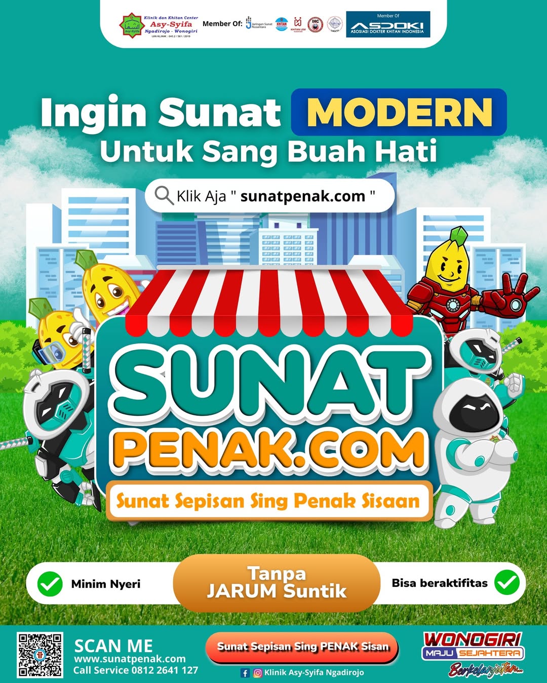 Cari Sunat yang Nyaman di Mojogedang? Klinik Asy Syifa Ngadirojo Jadi Pilihan Banyak Keluarga