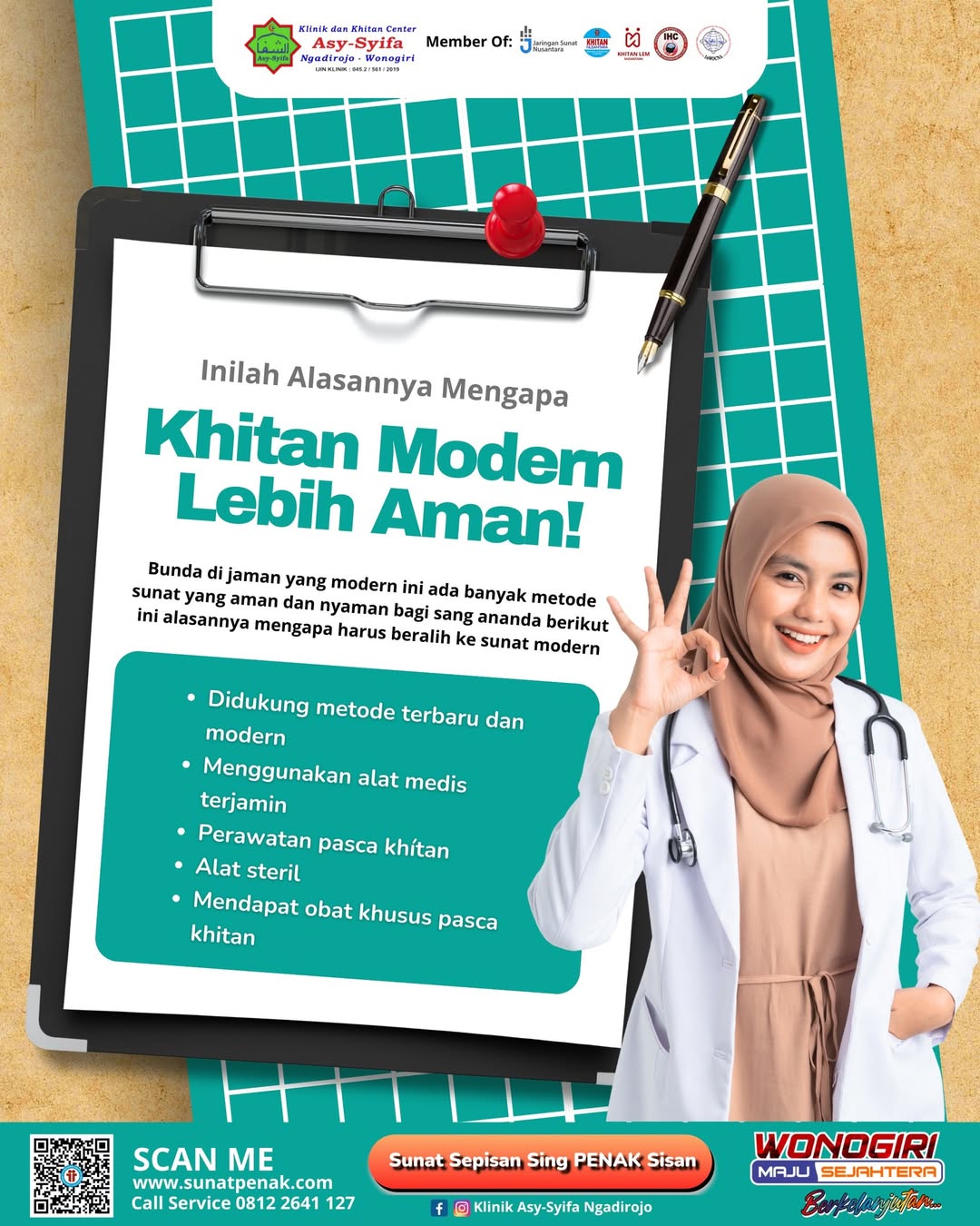 Tak Perlu Takut Lagi, Khitan Anak di Klinik Asy Syifa Ngadirojo Lebih Menenangkan