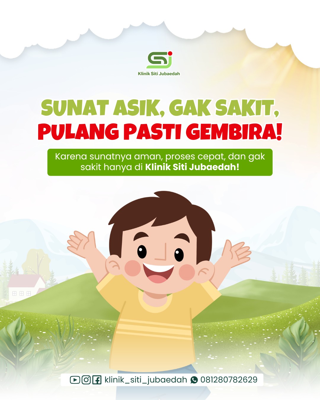 Sunat Jadi Cerita Menyenangkan di Klinik Siti Jubaedah Tangerang, Anak Pulang dengan Senyum Lebar