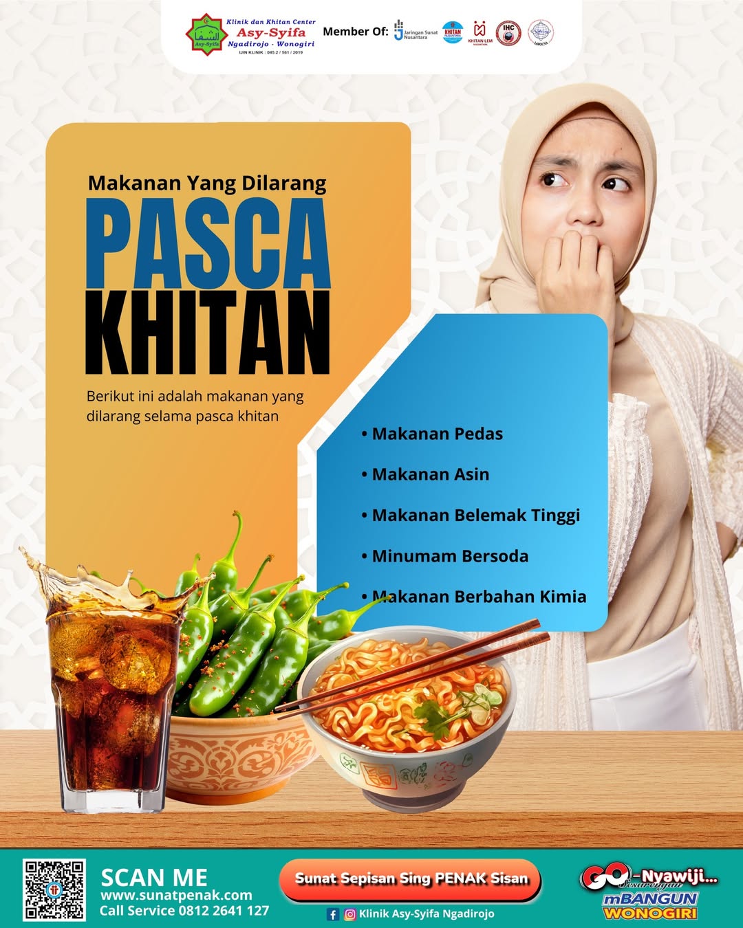 Biar Luka Sunat Cepat Kering, Ini Makanan yang Dianjurkan Setelah Sunat – Tips dari Klinik Asy Syifa Ngadirojo