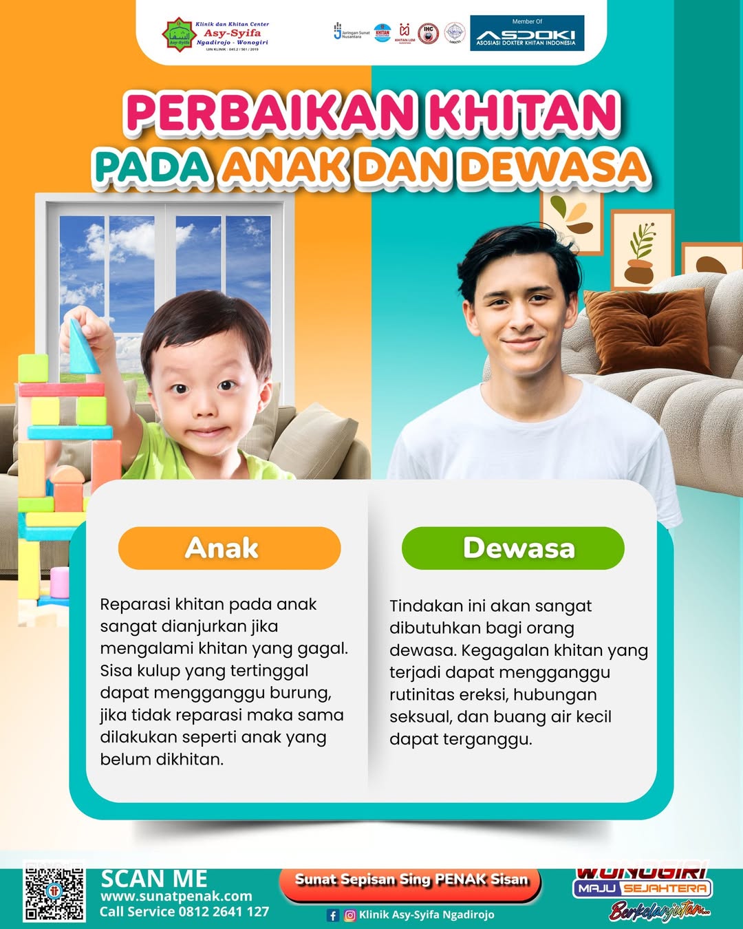 Bikin Rapi Lagi! Solusi Estetik Khitan Perbaikan untuk Warga Matesih di Klinik Asy Syifa