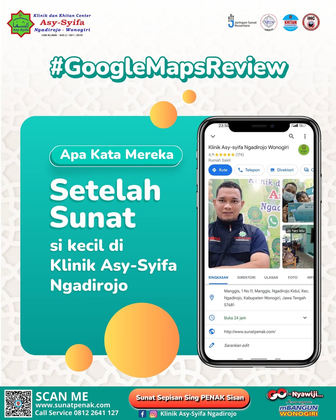 Review Pasien Sunat di Klinik Asy Syifa Ngadirojo Memuaskan Lho: Simak Artikel Berikut!