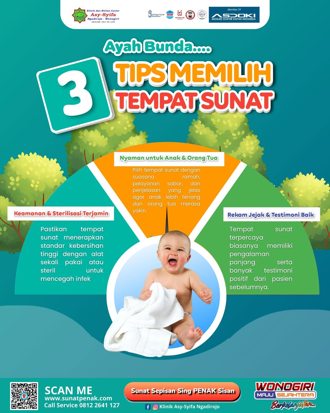 Masih Bingung Pilih Khitan Modern atau Tradisional? Warga Baki Kini Punya Solusi Nyaman di Klinik Asy Syifa Ngadirojo