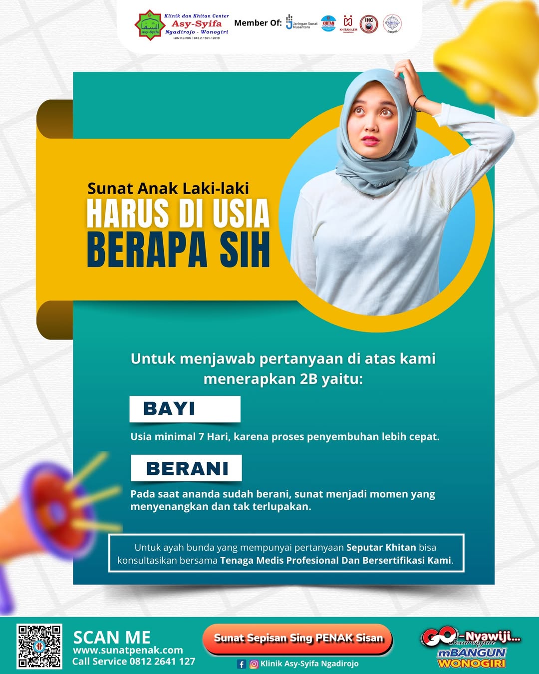 Masih Ragu Soal Waktu Sunat Anak? Banyak Orang Tua Ngadirojo Akhirnya Mantap ke Klinik Asy Syifa