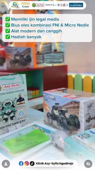 Fasilitas Modern untuk Sunat di Klinik Asy Syifa Ngadirojo