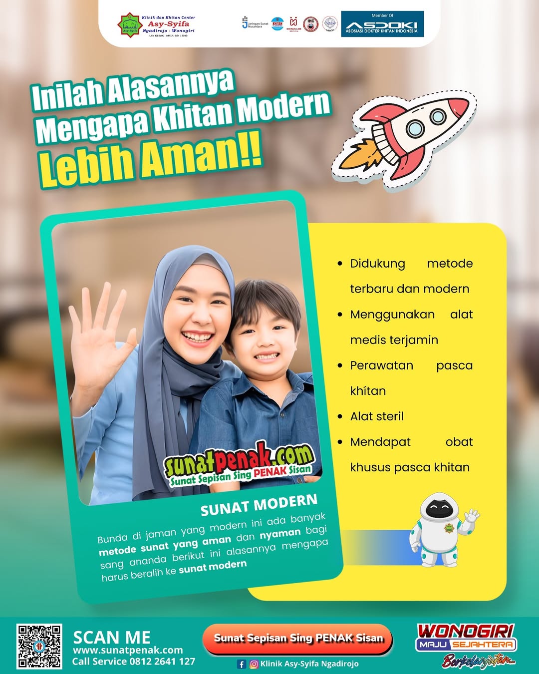 Sunat Modern Lebih Aman di Punung, Pacitan dengan Klinik Asy Syifa Ngadirojo