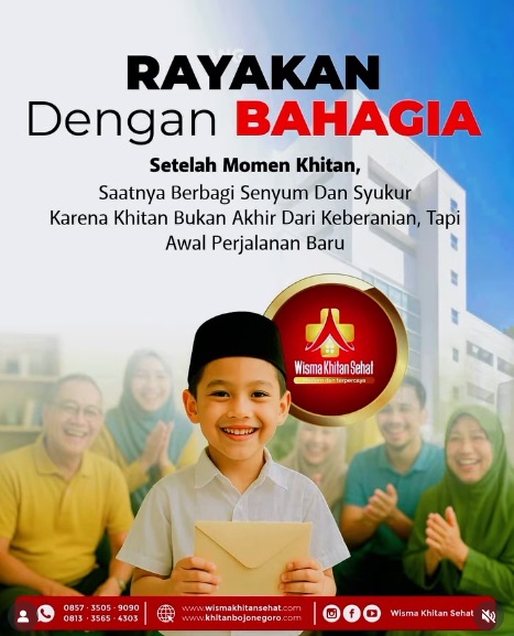 Senyum Itu Akhirnya Datang: Cerita Bahagia Momen Khitan Anak Bojonegoro di Klinik Wisma Khitan Sehat